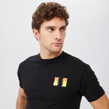  The Hundreds Comic Wildfire Erkek Siyah T-Shirt