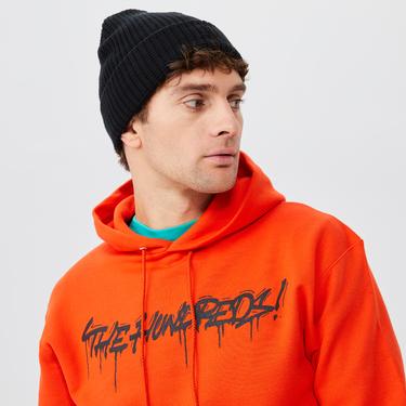  The Hundreds Tag Pullover Erkek Turuncu Hoodie Sweatshirt
