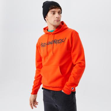  The Hundreds Tag Pullover Erkek Turuncu Hoodie Sweatshirt