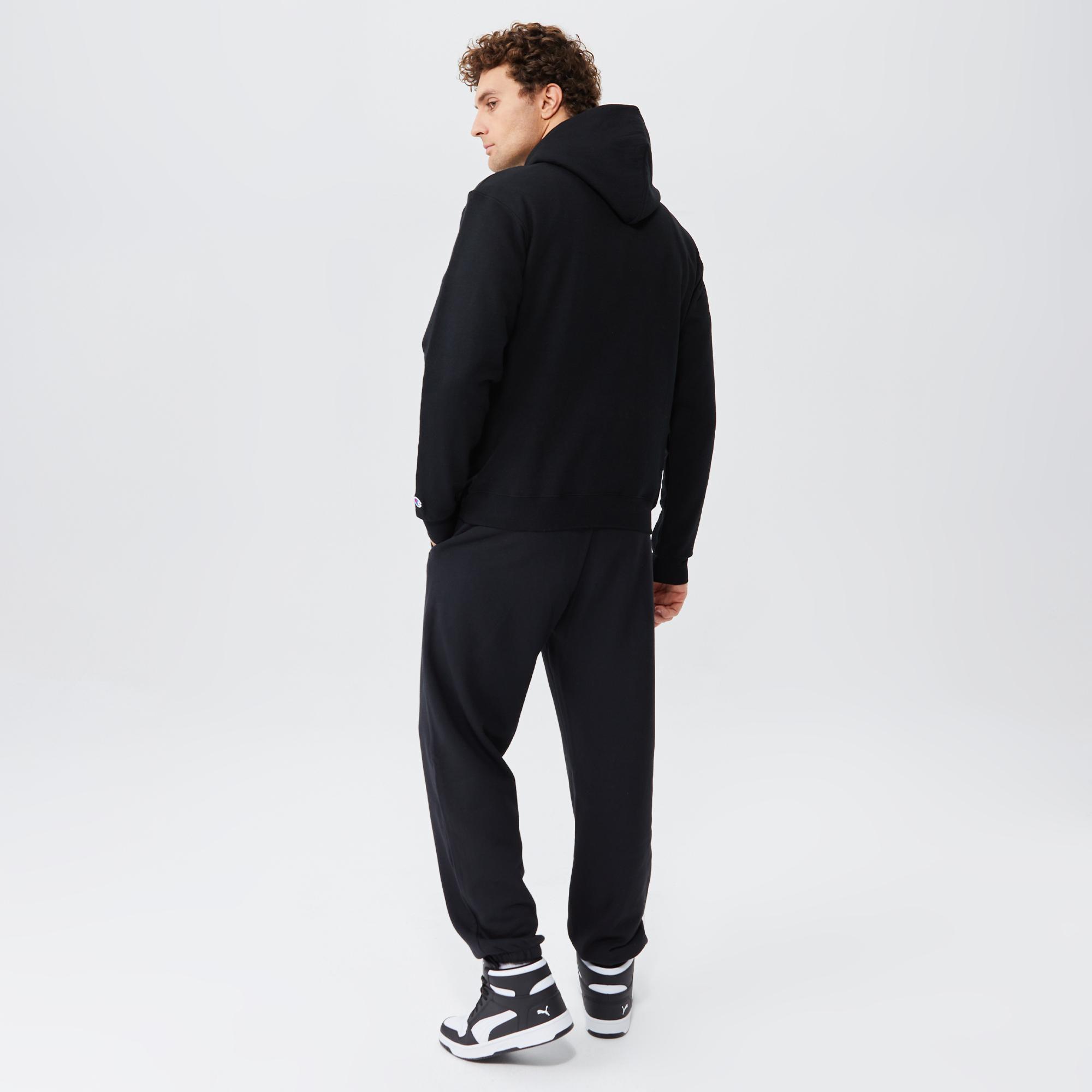 The Hundreds Tag Pullover Erkek Siyah Hoodie Sweatshirt