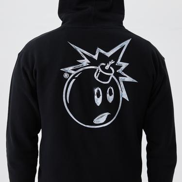  The Hundreds Chrome Adam Pullover Erkek Siyah Hoodie Sweatshirt