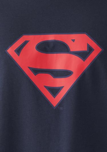  Mavi Superman Baskılı Lacivert Tişört Regular Fit / Normal Kesim 0610754-70490