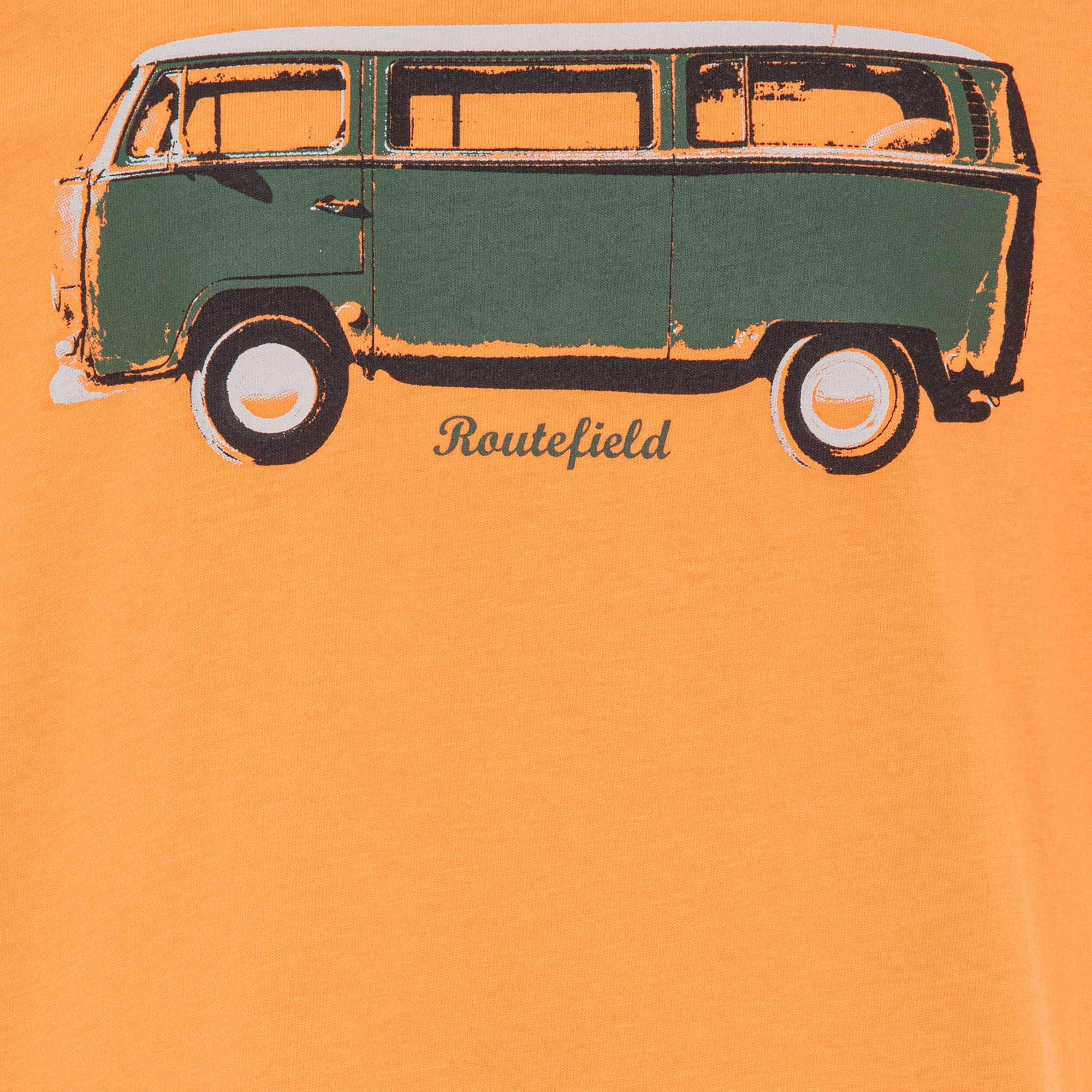 Routefield Theory Kids Unisex Çocuk Turuncu Tişört