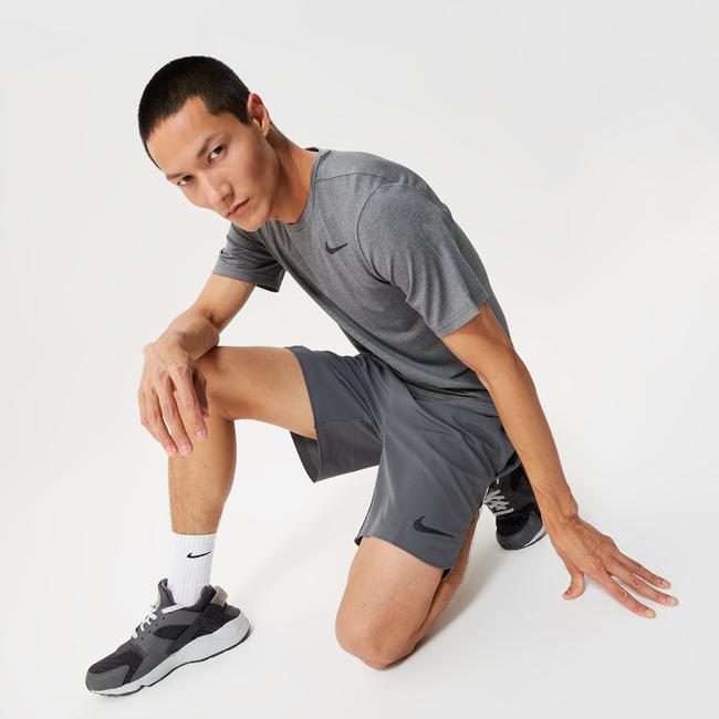  Nike Pro Dri-Fit Proc Flex Rep 3.0 Erkek Gri Şort