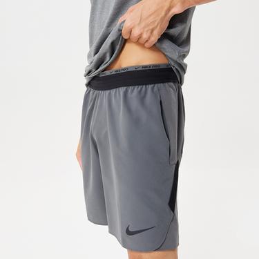  Nike Pro Dri-Fit Proc Flex Rep 3.0 Erkek Gri Şort