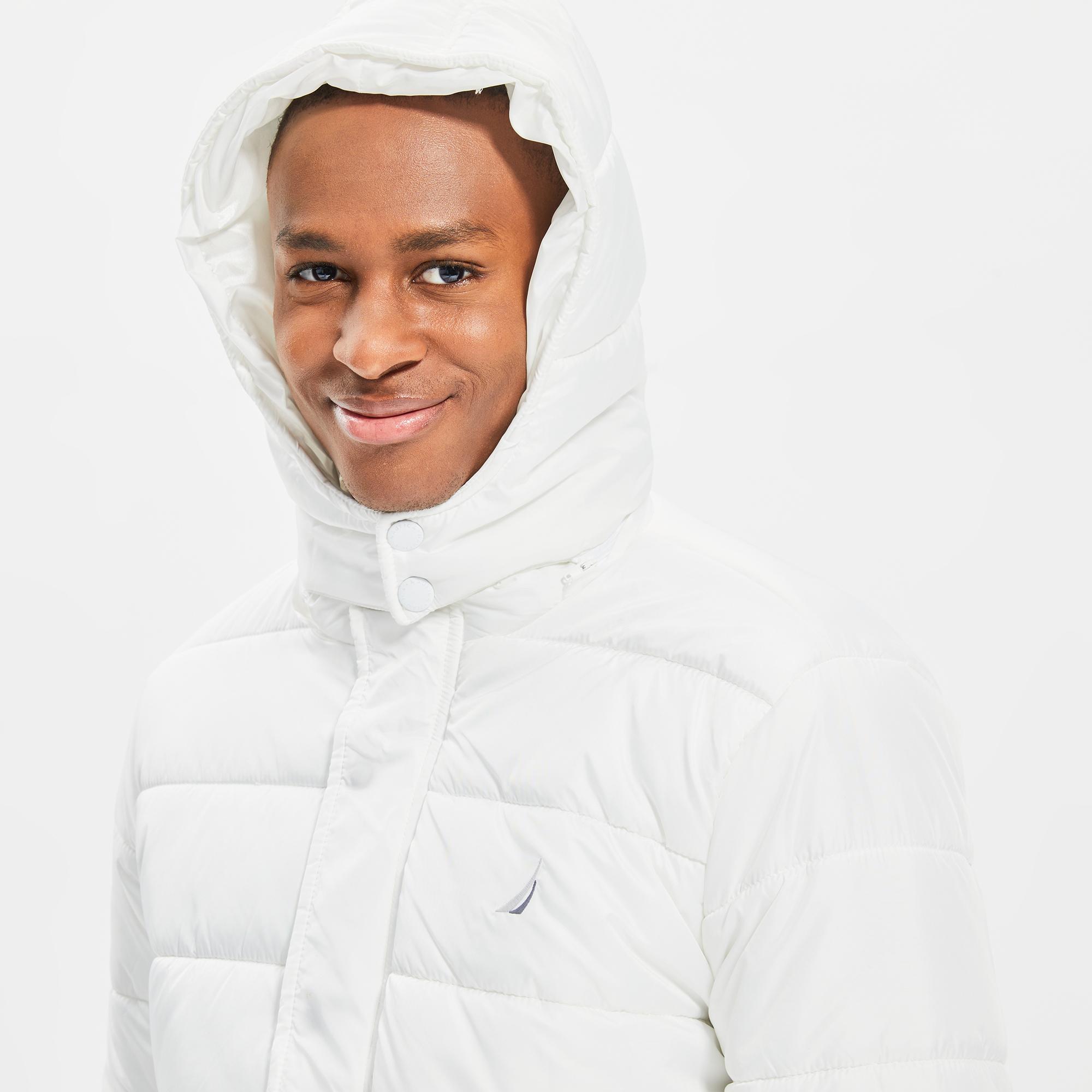 NAUTICA ERKEK BEYAZ UZUN KOLLU STANDART FIT MONT