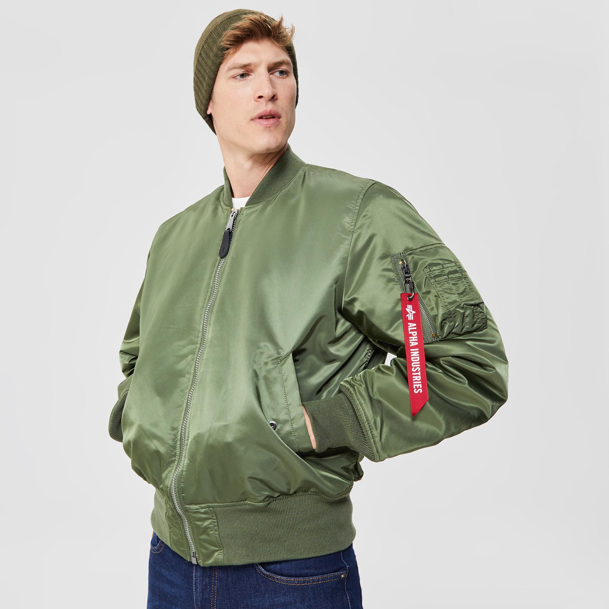 Alpha Industries MA-1 Flight Erkek Yeşil Ceket