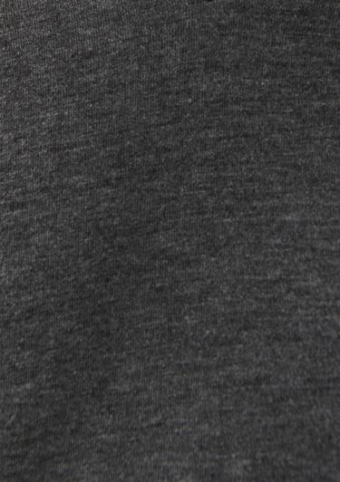  Mavi V Yaka Streç Gri Basic Tişört Fitted / Vücuda Oturan Kesim 061748-24398