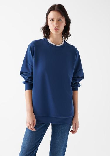  Mavi Lux Touch TENCEL TM Modal Lacivert Sweatshirt 168837-70491