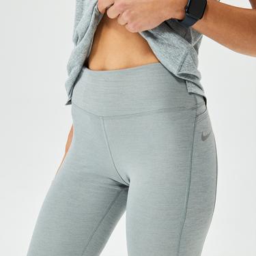  Nike Dri-FIT Fast Kadın Gri Tayt