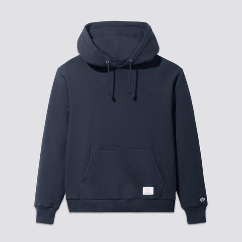  Alpha Industries Essential Hoodie Erkek Mavi Sweatshirt