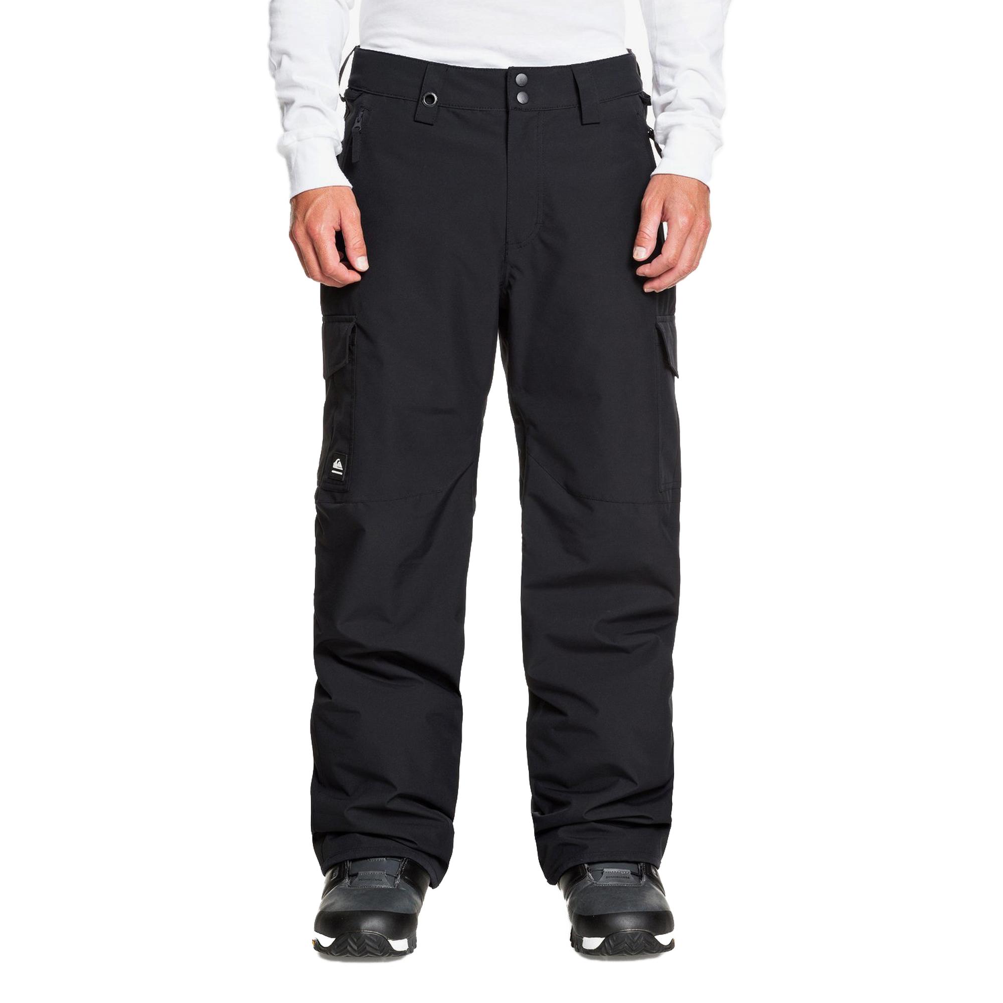 Quiksilver Porter Pt Erkek Siyah Snowboard Pantolonu