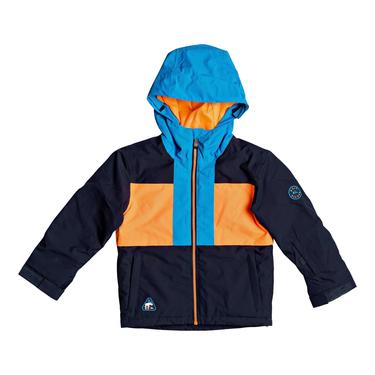  Quiksilver Groomer Kids Erkek Çocuk Mavi Snowboard Ceketi
