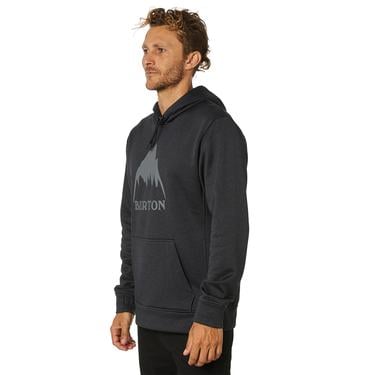  Burton Oak Pullover Hoodie Erkek Siyah Sweatshirt