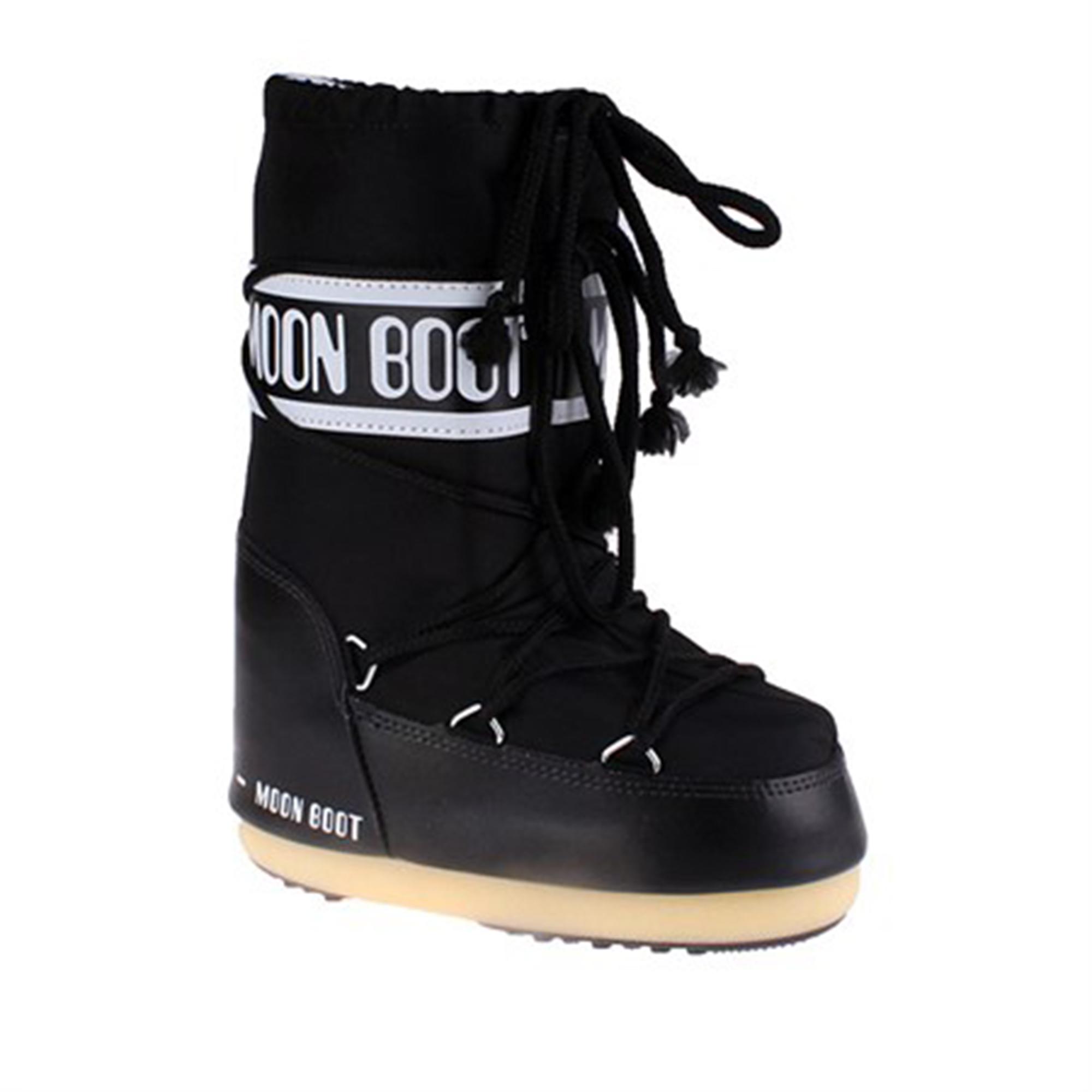 Moon Boot 80d1400440-n001 Moon Boot Nylon Unisex Çocuk Siyah Kar Botu