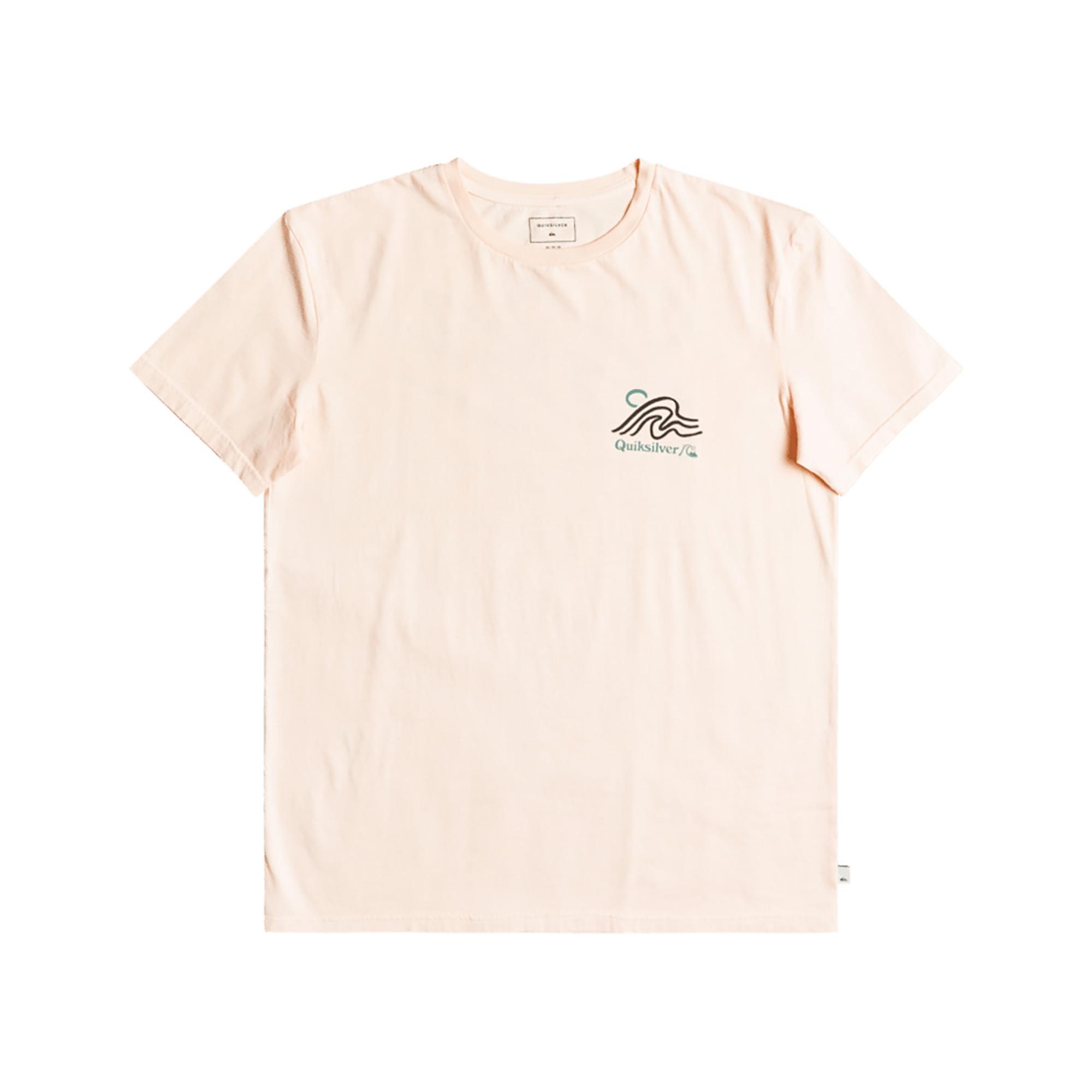 Quiksilver Slow Mover Erkek Bej Tişört