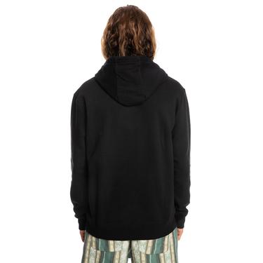  Quiksilver Big Logo Hood Erkek Siyah Sweatshirt