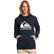 Quiksilver Big Logo Hood Erkek Siyah Sweatshirt