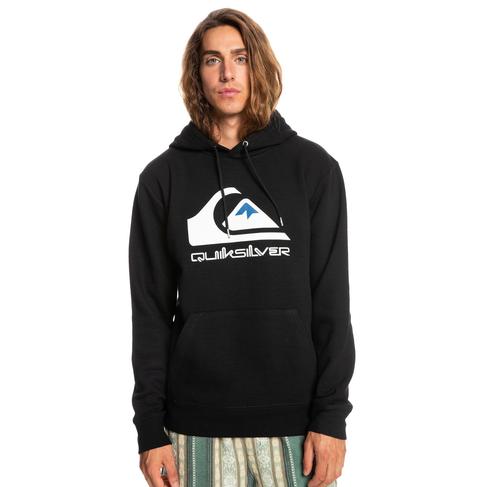  Quiksilver Big Logo Hood Erkek Siyah Sweatshirt