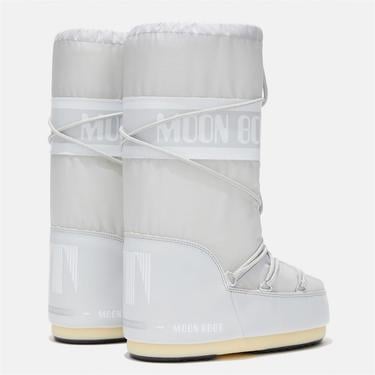 Moon Boot Mb Icon Nylon Kadın Gri Kar Botu