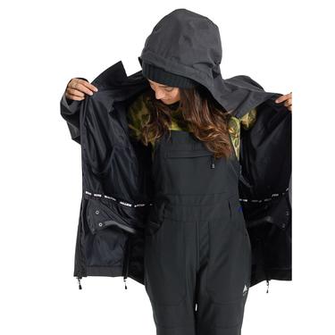  Burton Lalik Kadın Siyah Snowboard Ceketi