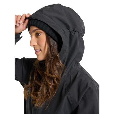  Burton Lalik Kadın Siyah Snowboard Ceketi