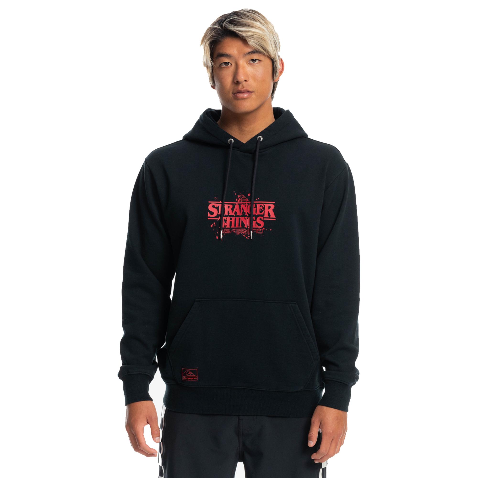 Quiksilver Erkek Sweatshirt Official Logo Siyah