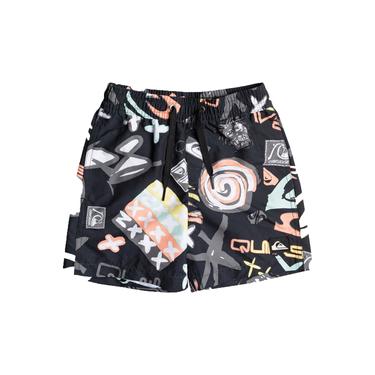  Quiksilver Çocuk Şort Volley Short Siyah Günlük Giyim