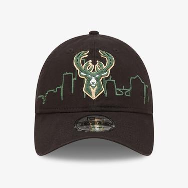  New Era NBA Tip Off 2022 9TWENTY Milwaukee Bucks Unisex Siyah Şapka
