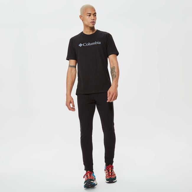  Columbia CSC Basic Logo Brushed Erkek Siyah T-Shirt