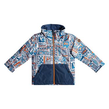 Quiksilver Little Mission Kids Erkek Çocuk Mavi Snowboard Ceketi