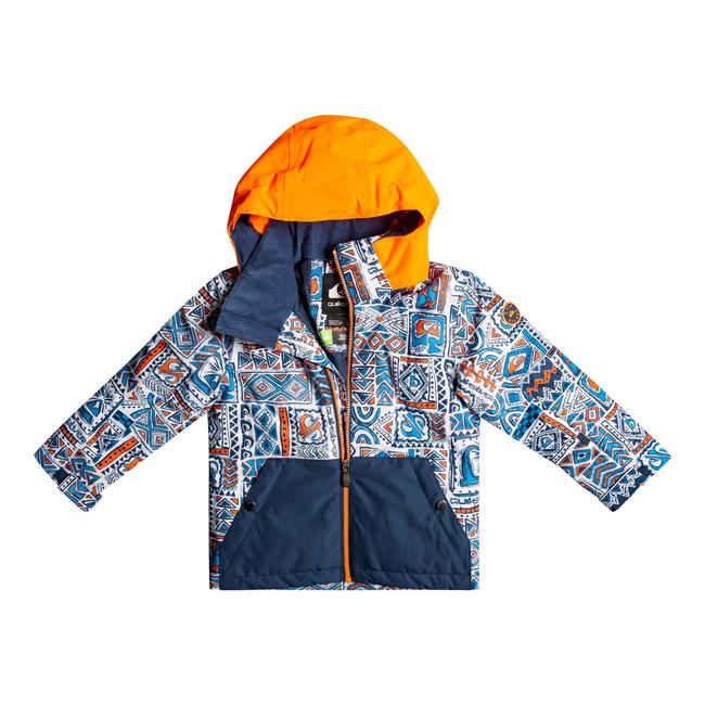  Quiksilver Little Mission Kids Erkek Çocuk Mavi Snowboard Ceketi