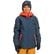 Quiksilver In The Hood Youth Unisex Çocuk Siyah Snowboard Ceketi