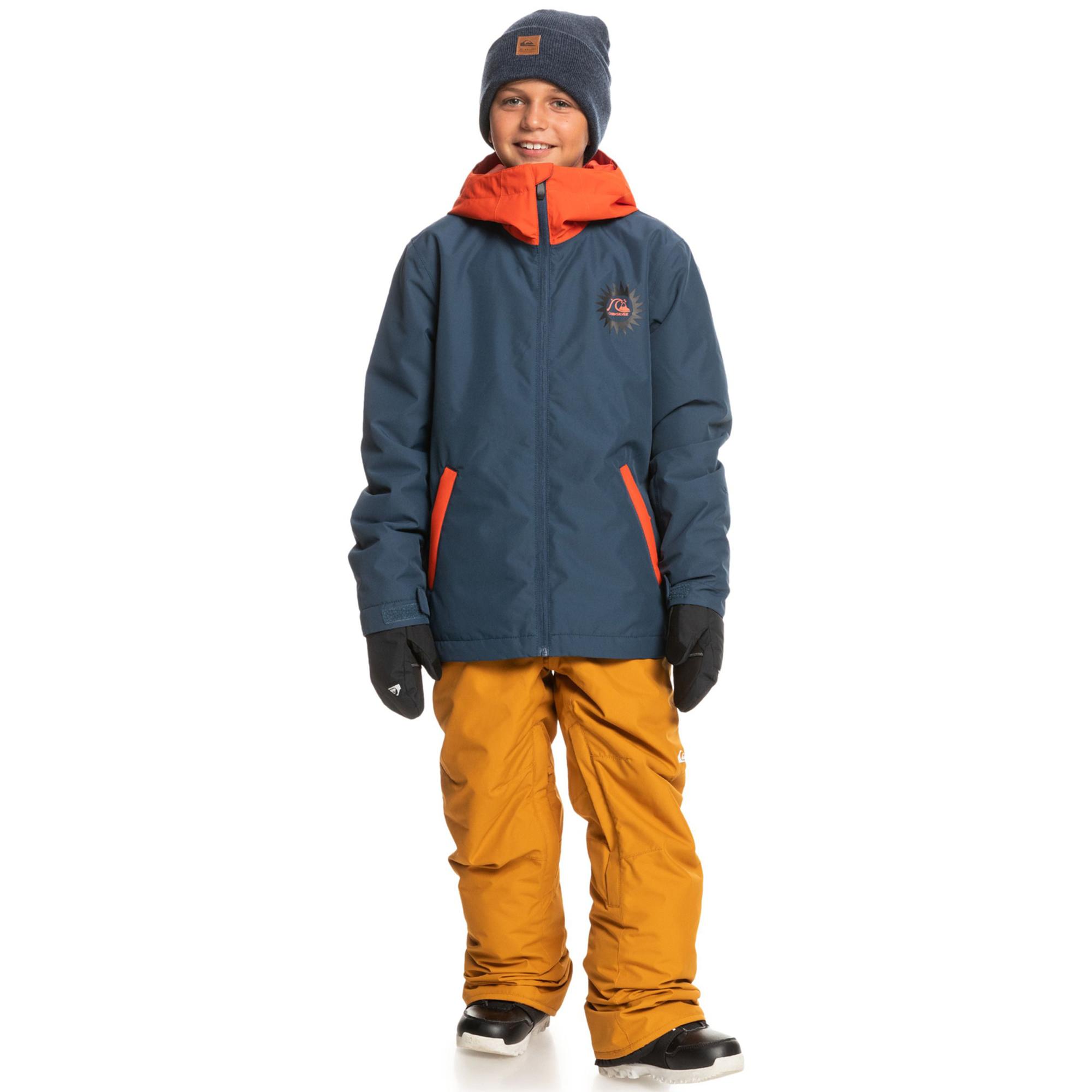 Quiksilver In The Hood Youth Unisex Çocuk Snowboard Ceketi