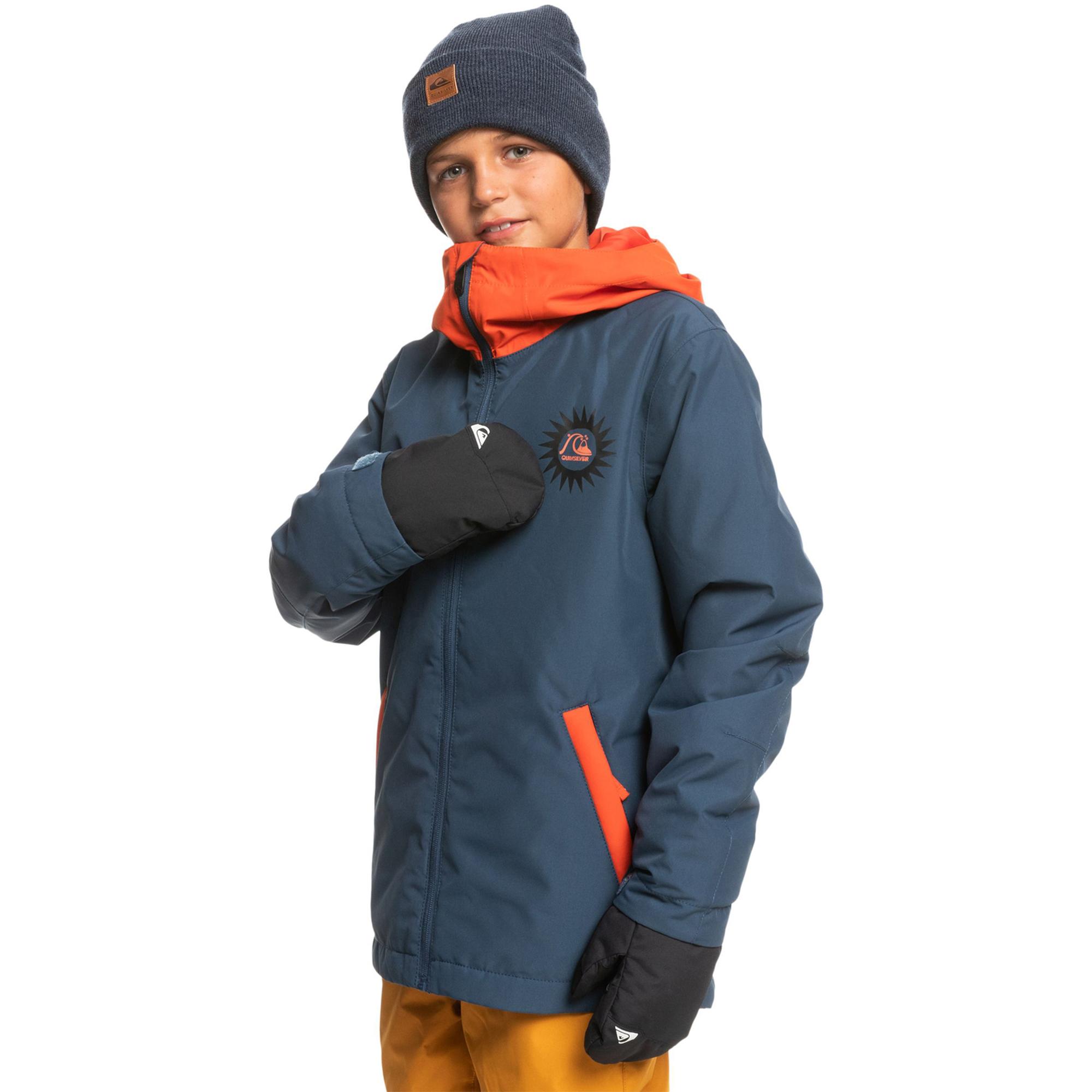 Quiksilver In The Hood Youth Unisex Çocuk Snowboard Ceketi