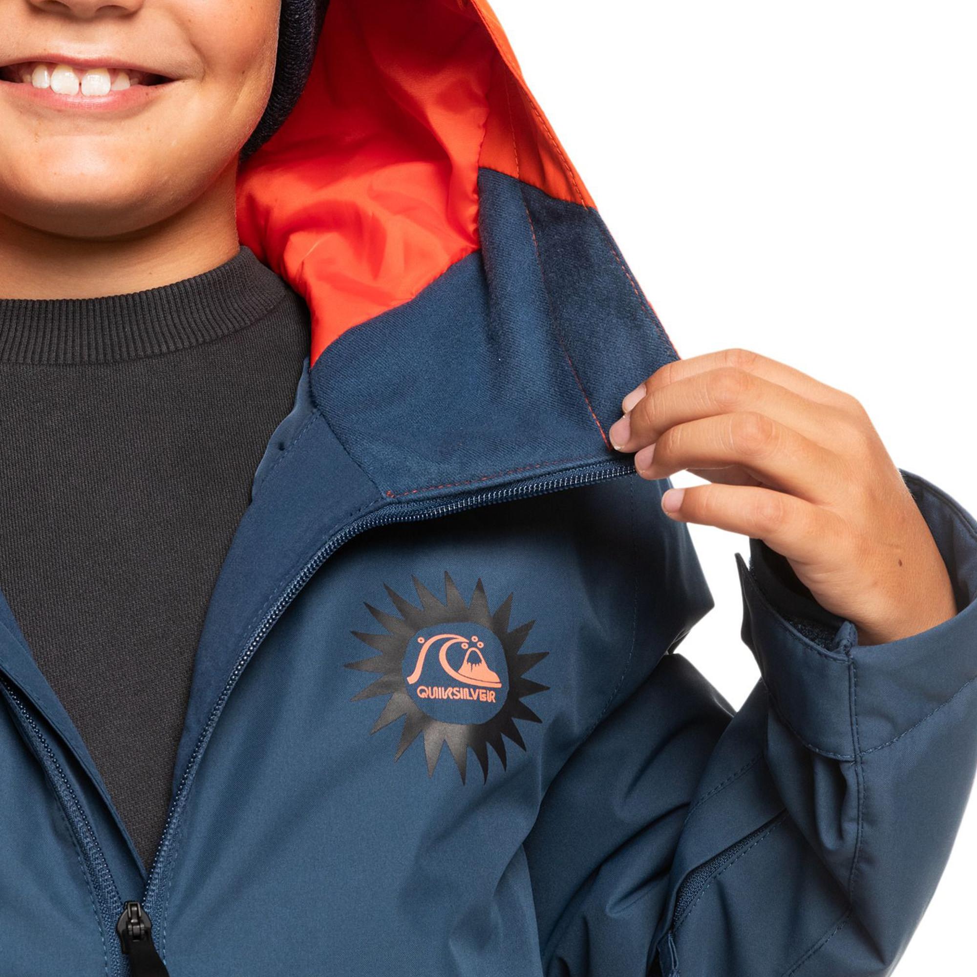 Quiksilver In The Hood Youth Unisex Çocuk Snowboard Ceketi