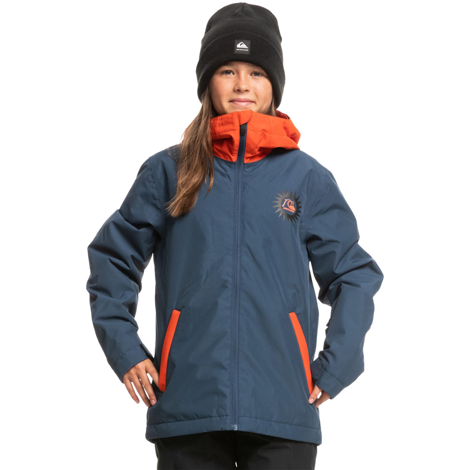 Quiksilver In The Hood Youth Unisex Çocuk Snowboard Ceketi