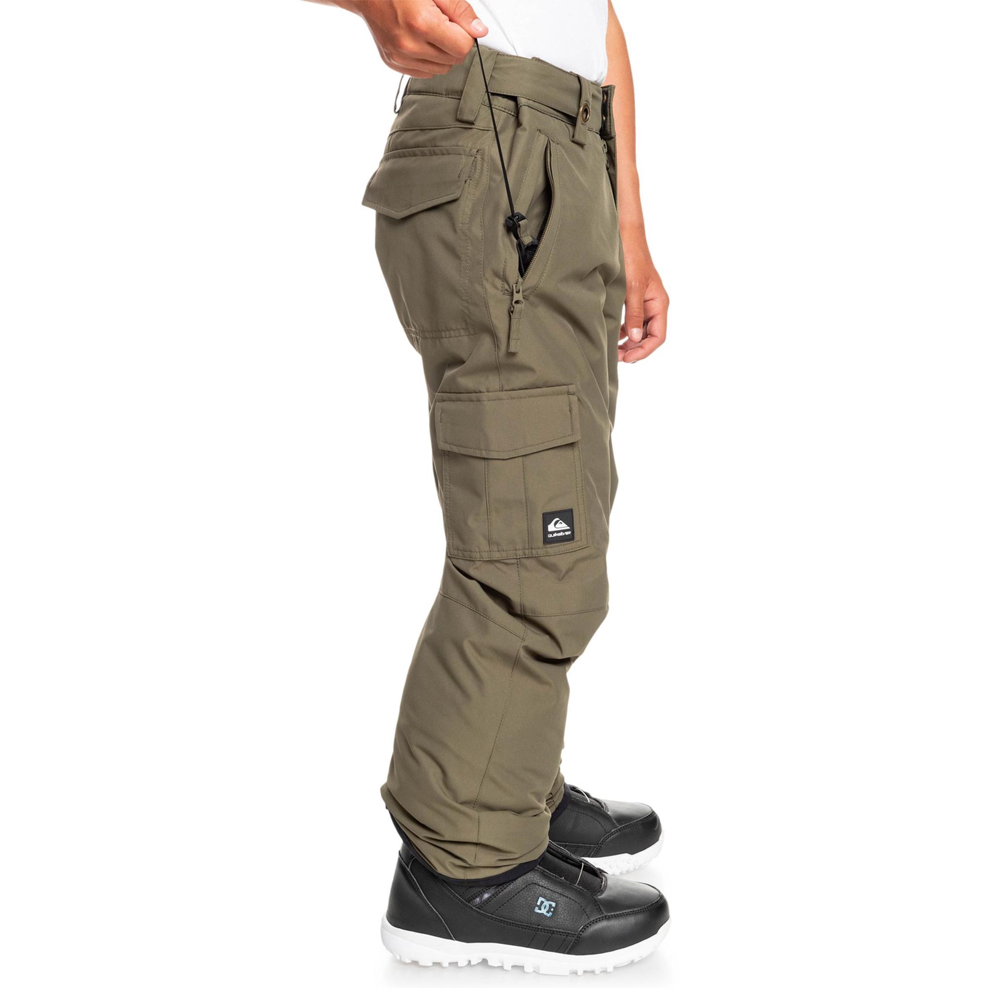 Quiksilver Porter Youth Pt Erkek Çocuk Yeşil Snowboard Pantolonu