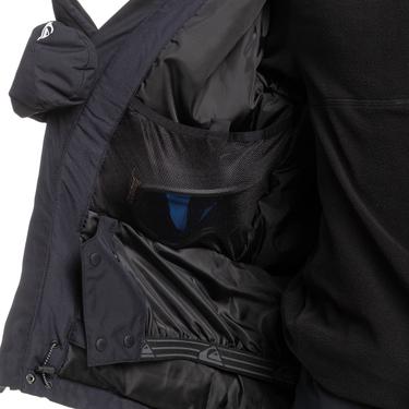  Quiksilver Mission Solid Youth Erkek Çocuk Siyah Snowboard Ceketi