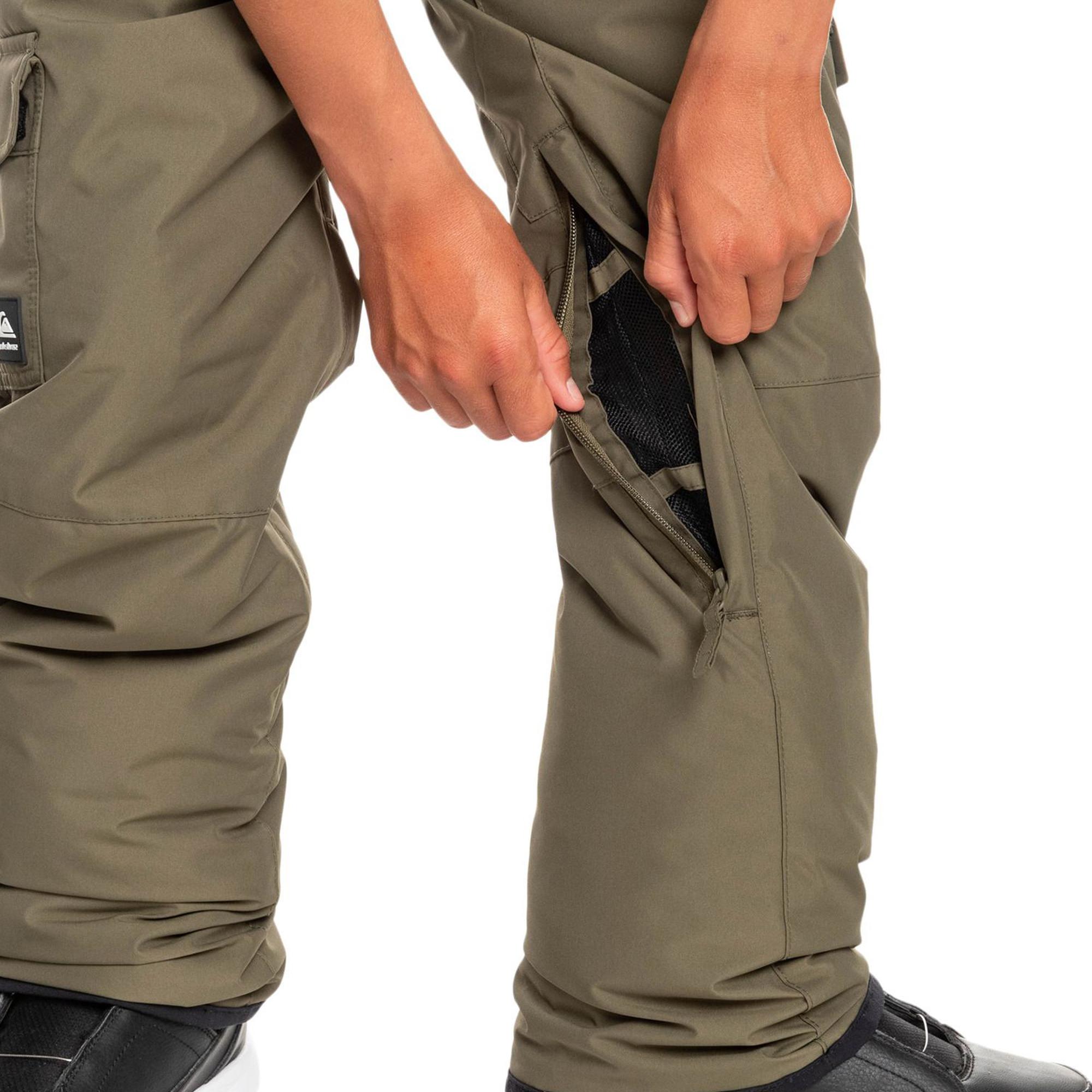 Quiksilver Porter Youth Pt Erkek Çocuk Yeşil Snowboard Pantolonu