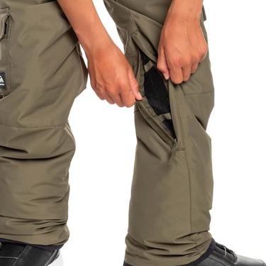  Quiksilver Porter Youth Pt Erkek Çocuk Yeşil Snowboard Pantolonu