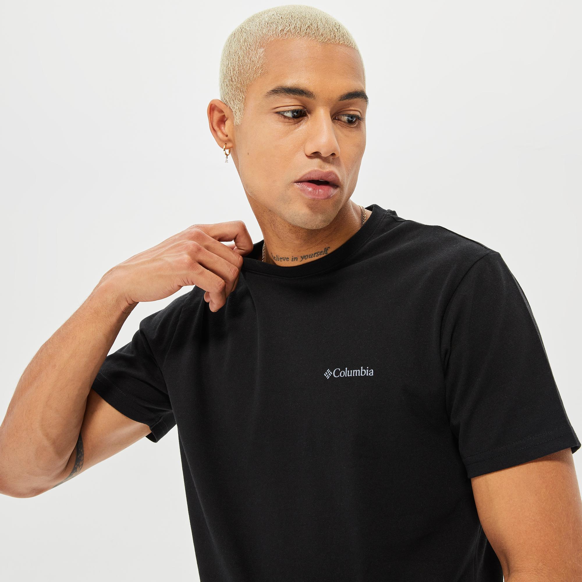 Columbia CSC Basic Logo Brushed Erkek Siyah T-Shirt