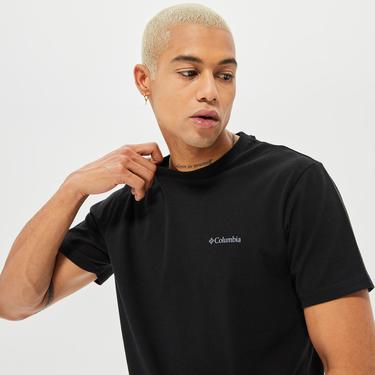  Columbia CSC Basic Logo Brushed Erkek Siyah T-Shirt