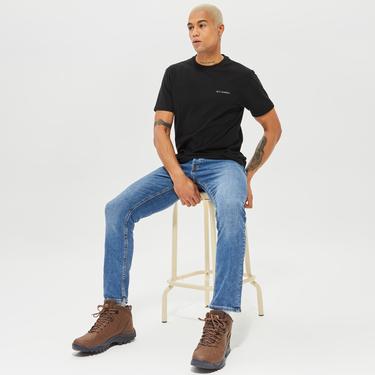  Columbia CSC Basic Logo Brushed Erkek Siyah T-Shirt