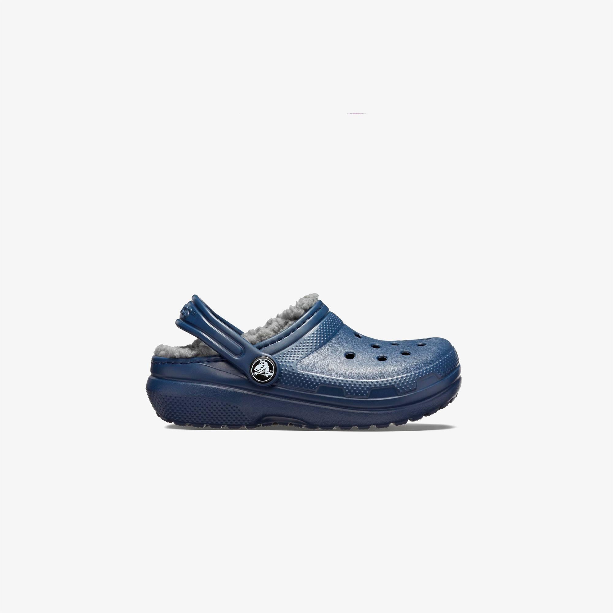 Crocs Classic Lined Clog Çocuk Lacivert Terlik