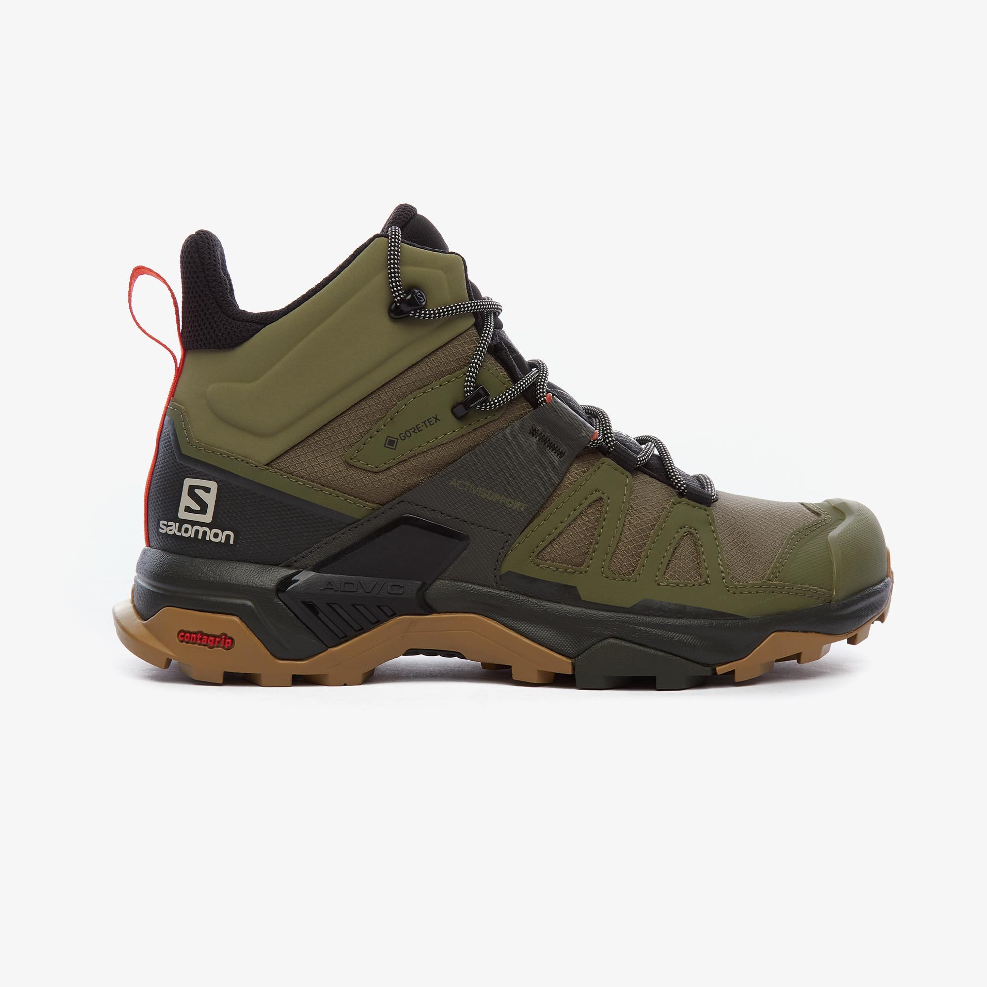 Salomon X Ultra 4 Mid Gore-Tex Erkek Yeşil Outdoor Ayakkabı