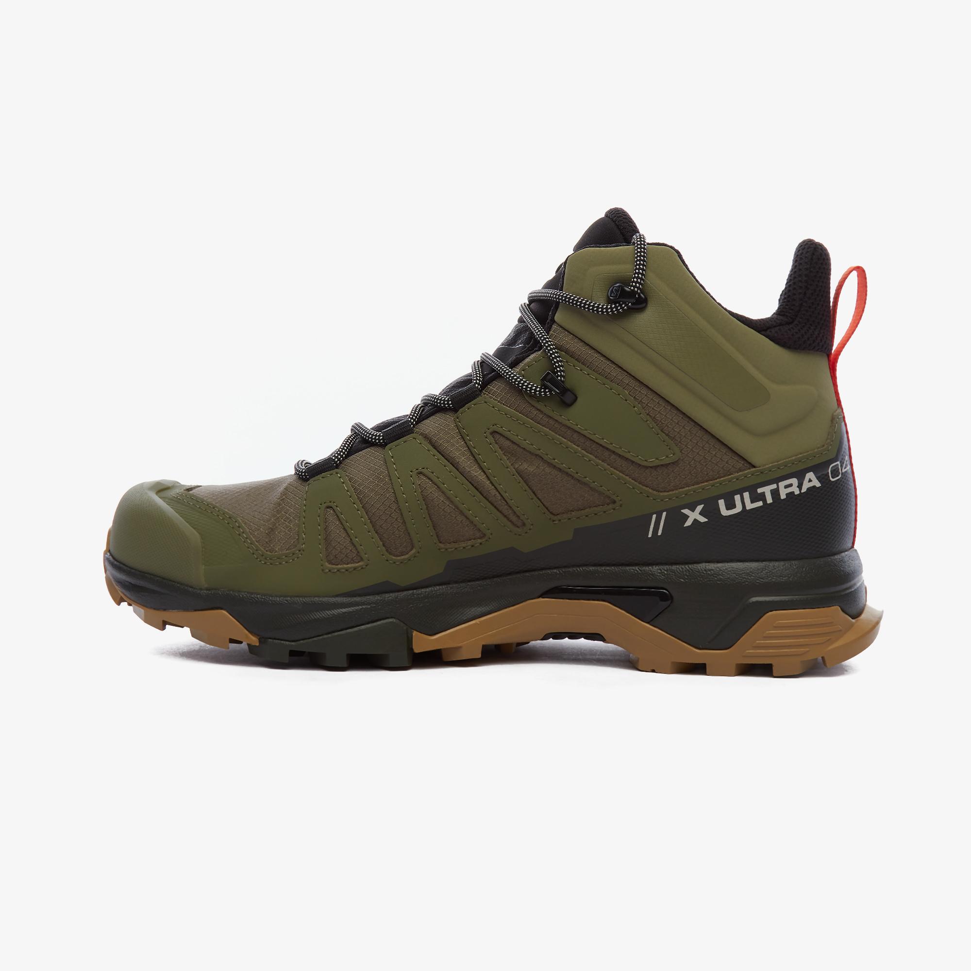 Salomon X Ultra 4 Mid Gore-Tex Erkek Yeşil Outdoor Ayakkabı