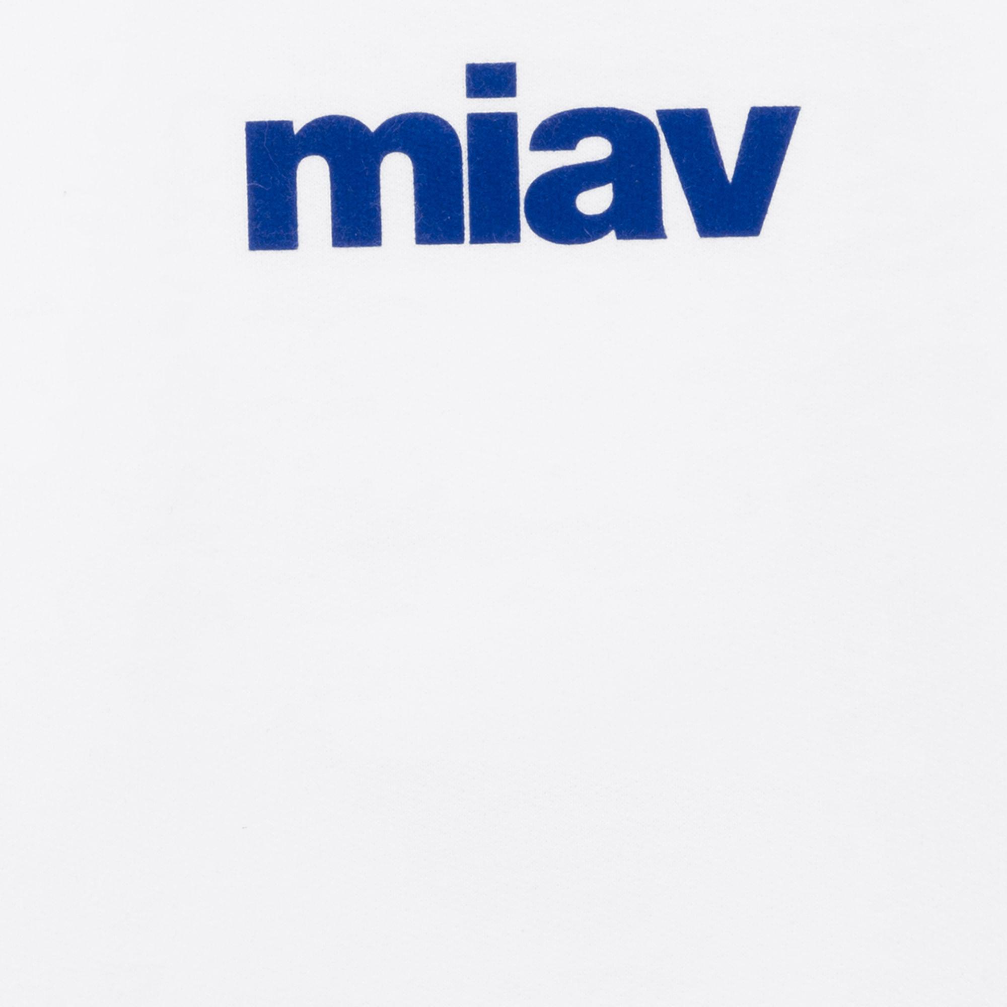 Mavi Miav Baskılı Beyaz Çocuk Sweatshirt 6610031-620