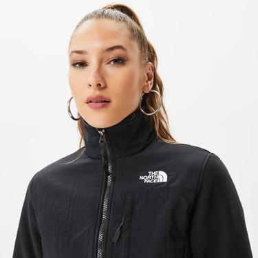  The North Face Denali Crop Kadın Siyah Fermuarlı Sweatshirt