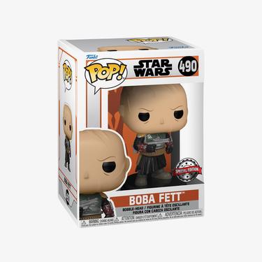  Funko Star Wars: Mandalorian- Boba Fett with Out Helmet Special Edition Unisex Renkli Figür